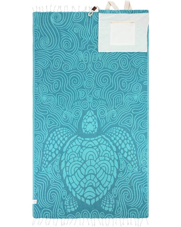 ⏰LAST DAY $20 OFF - 🏖️ 2-in-1 Turkish Cotton Towel Bag with Inner Zip Pocket & Sand-Repelling Fabric