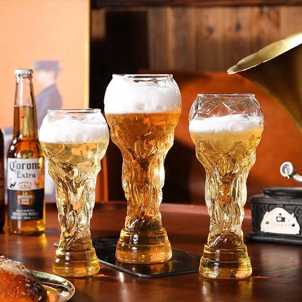 ⚽🏆 World Cup Sale – Soccer Trophy-Style Beer Glass
