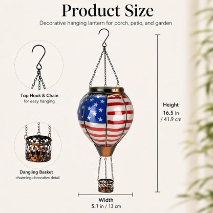🔥Anniversary Sale: 70% OFF!!✨250th Anniversary Solar Hot Air Balloon Lantern🏮
