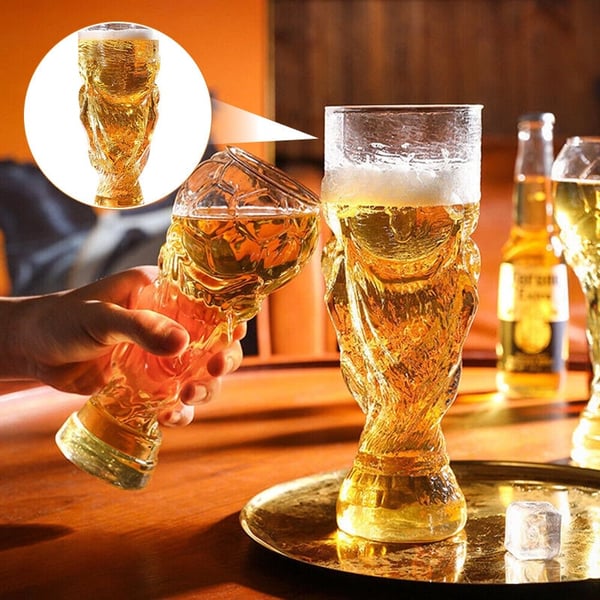 ⚽🏆 World Cup Sale – Soccer Trophy-Style Beer Glass