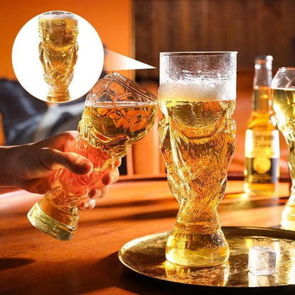 ⚽🏆 World Cup Sale – Soccer Trophy-Style Beer Glass