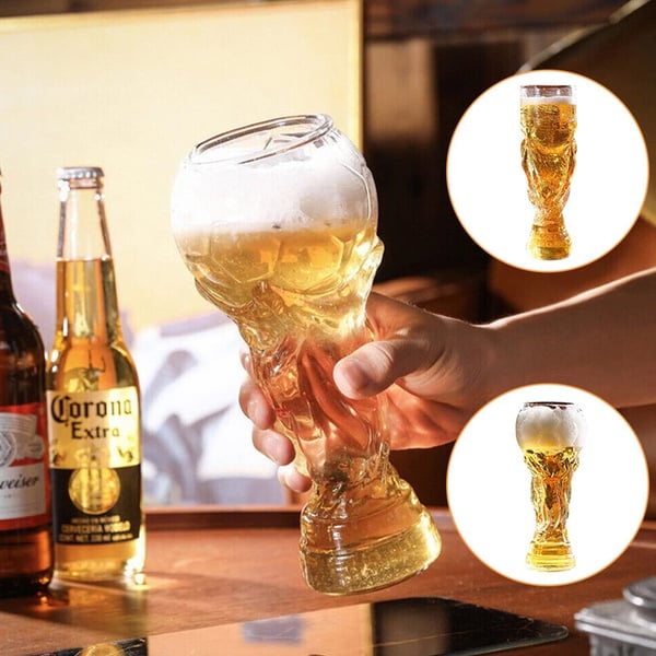 ⚽🏆 World Cup Sale – Soccer Trophy-Style Beer Glass