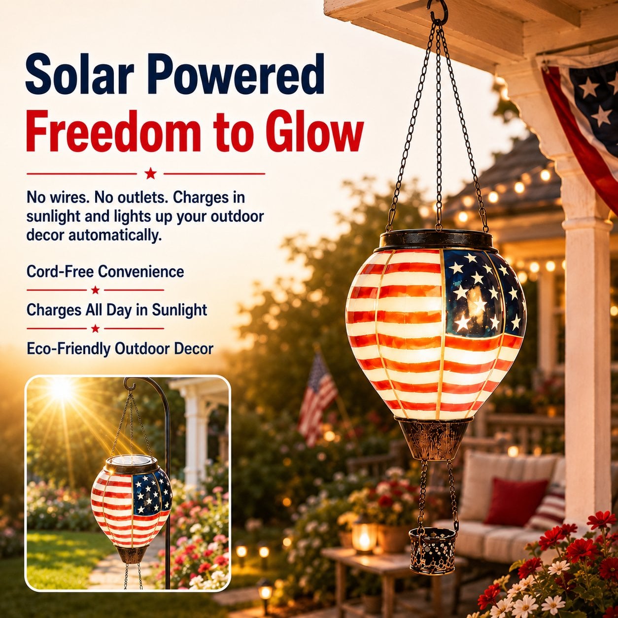 🔥Anniversary Sale: 70% OFF!!✨250th Anniversary Solar Hot Air Balloon Lantern🏮