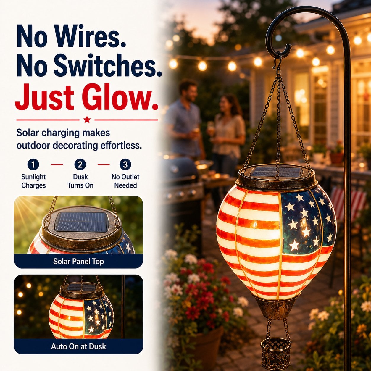 🔥Anniversary Sale: 70% OFF!!✨250th Anniversary Solar Hot Air Balloon Lantern🏮
