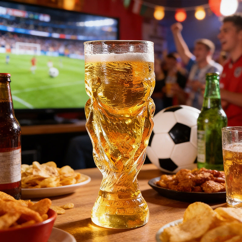 ⚽🏆 World Cup Sale – Soccer Trophy-Style Beer Glass