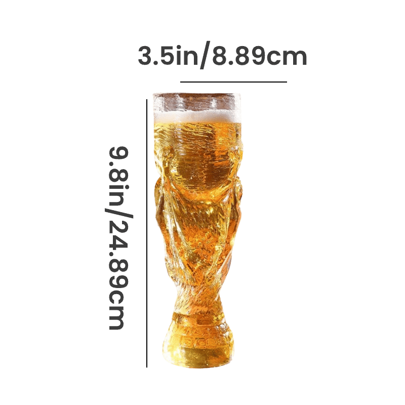 ⚽🏆 World Cup Sale – Soccer Trophy-Style Beer Glass