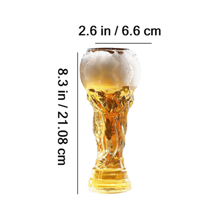 ⚽🏆 World Cup Sale – Soccer Trophy-Style Beer Glass