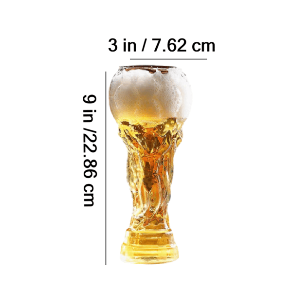 ⚽🏆 World Cup Sale – Soccer Trophy-Style Beer Glass