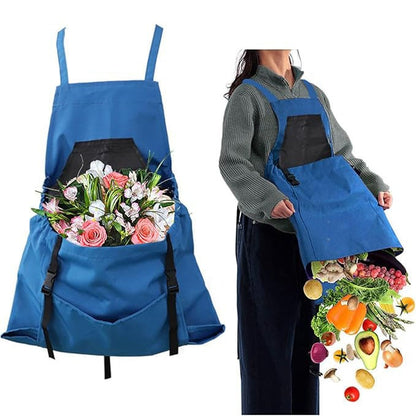 💖Mother's Day Hot Sale 50% OFF 🌱Cross Back Gardening Apron With Deep Kangaroo Release Pockets