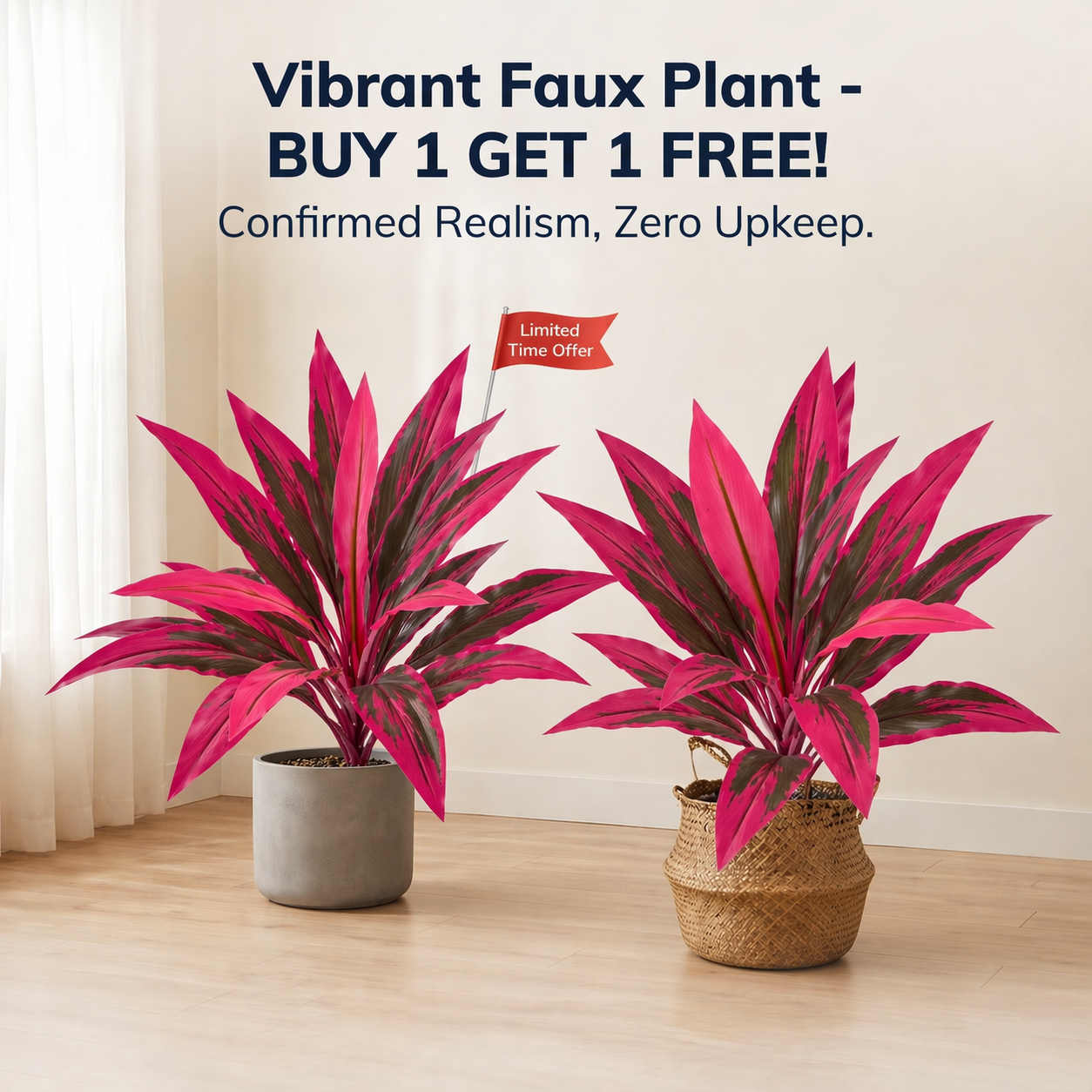 💖Last Day!! Buy 1 Get 1 FREE🎉Vibrant Artificial Tropical Plant