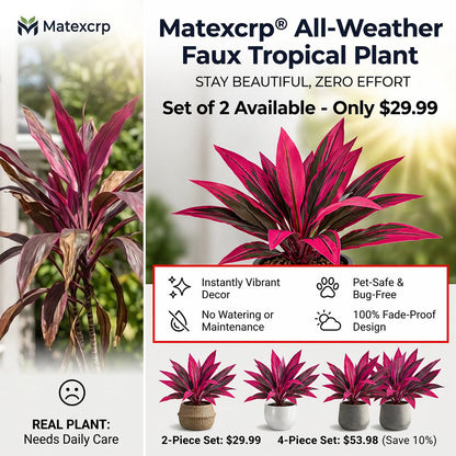 💖Last Day!! Buy 1 Get 1 FREE🎉Vibrant Artificial Tropical Plant