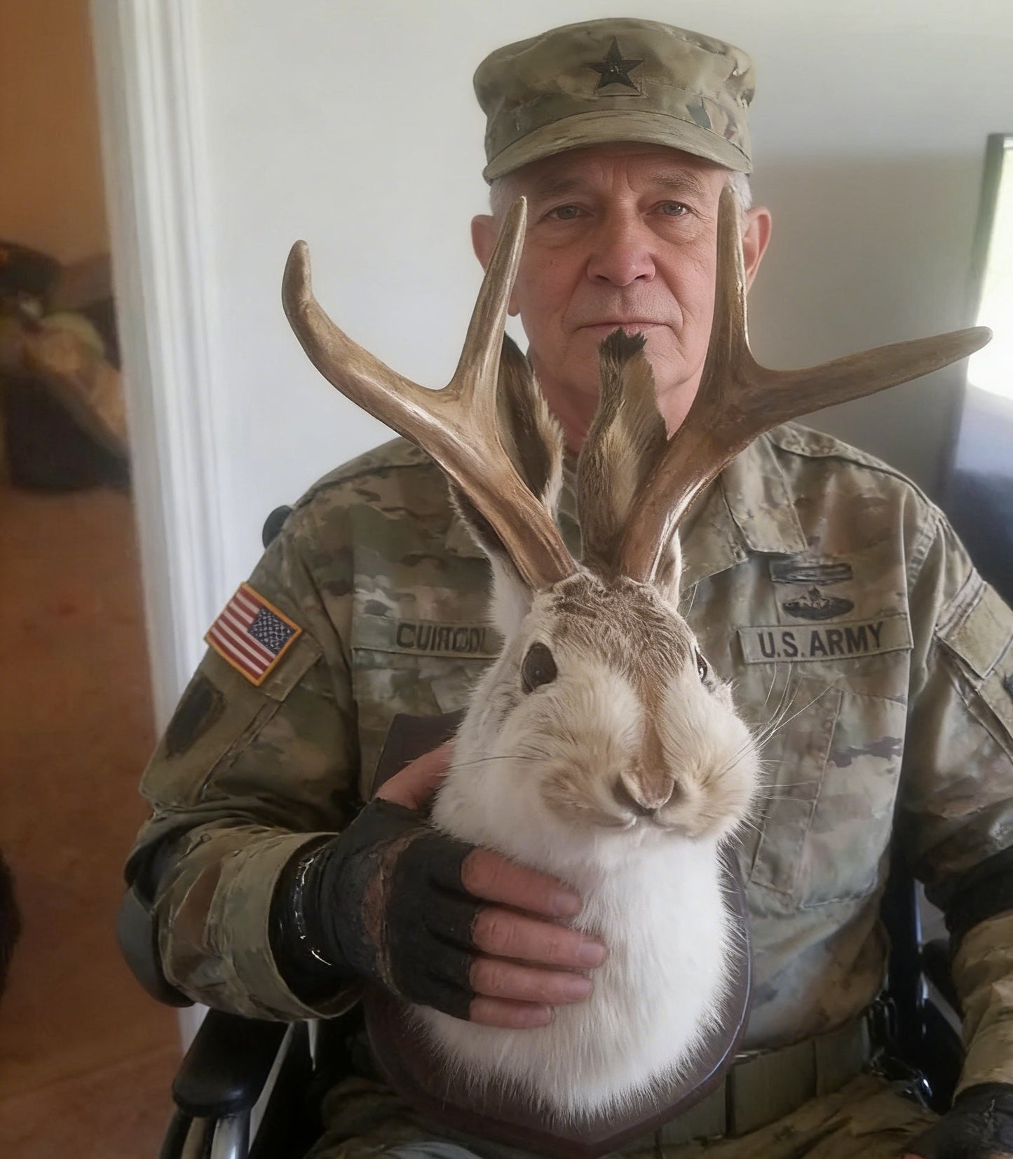 ❤️Handcrafted  Jackalope-Decorative Arts