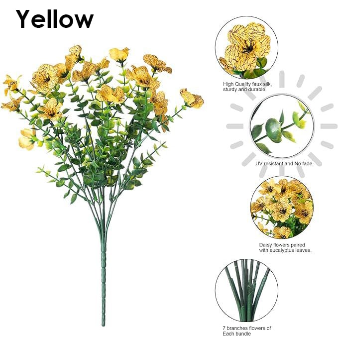 💖Last Day Deal !! 50%OFF🌺UV Resistant Colorful Artificial Flower