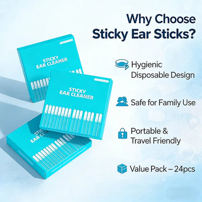 🔥Mother's Day Special Offer Buy 1  Get 1 Free💦Sticky Ear Cleaning Sticks – Gentle, Visible Ear Care - A926
