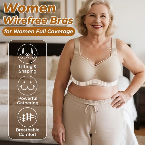 🏆Mother's Day Best Seller🏆 Super firming bra | Women's Wirefree Seamless Bras 👍No more sagging breasts