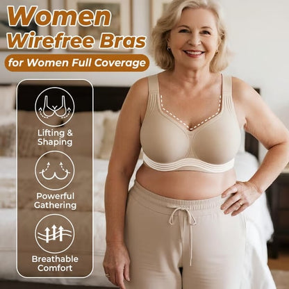 🏆Mother's Day Best Seller🏆 Super firming bra | Women's Wirefree Seamless Bras 👍No more sagging breasts
