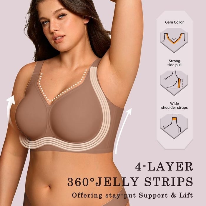 🏆Mother's Day Best Seller🏆 Super firming bra | Women's Wirefree Seamless Bras 👍No more sagging breasts