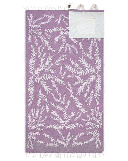 ⏰LAST DAY $20 OFF - 🏖️ 2-in-1 Turkish Cotton Towel Bag with Inner Zip Pocket & Sand-Repelling Fabric
