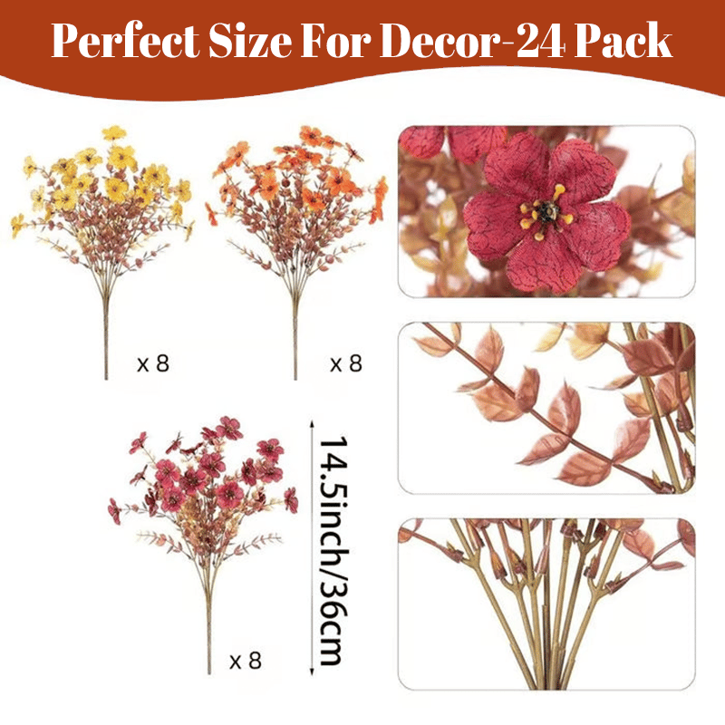 ✨Simulated Eucalyptus Violet Bouquet Decoration
