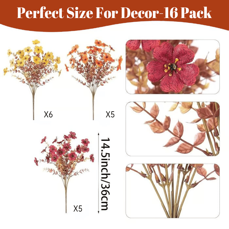✨Simulated Eucalyptus Violet Bouquet Decoration