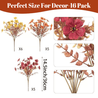 ✨Simulated Eucalyptus Violet Bouquet Decoration