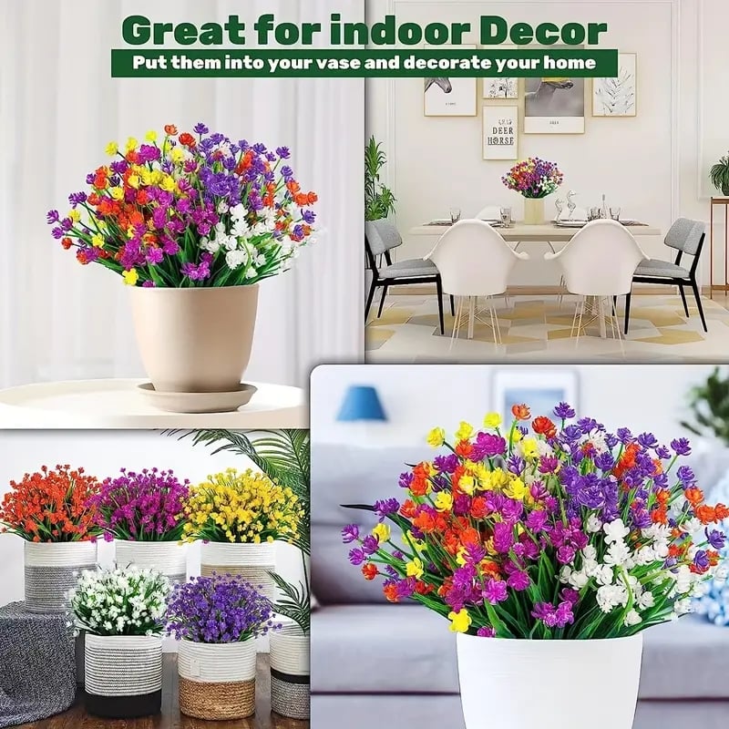 💖Last Day Deal !! 50%OFF🌺UV Resistant Colorful Artificial Flower